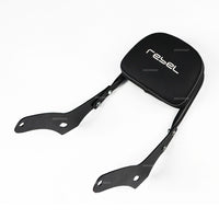 REAR BACKREST FOR PASSENGER STEEL BLACK SISSY BAR SEAT MAXNUS FOR HONDA REBEL CMX 1100 2021-2025