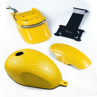 SET 3 PSC TANK COVER / FRONT + REAR FENDER YELLOW FIT FOR HONDA SCL CL 300 500 2023-2025
