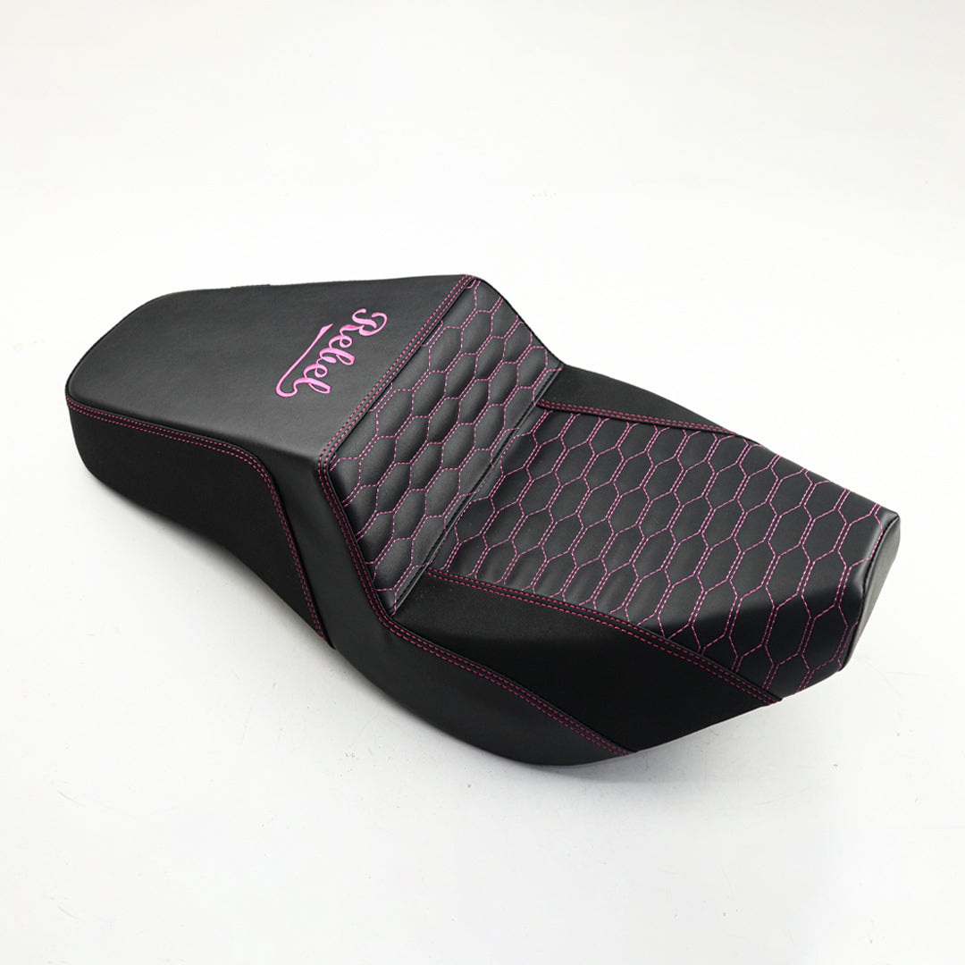 SEAT CUSHION BACKREST REPLACEMENT PINK THREAD FOR HONDA REBEL CMX 1100 2021-2025