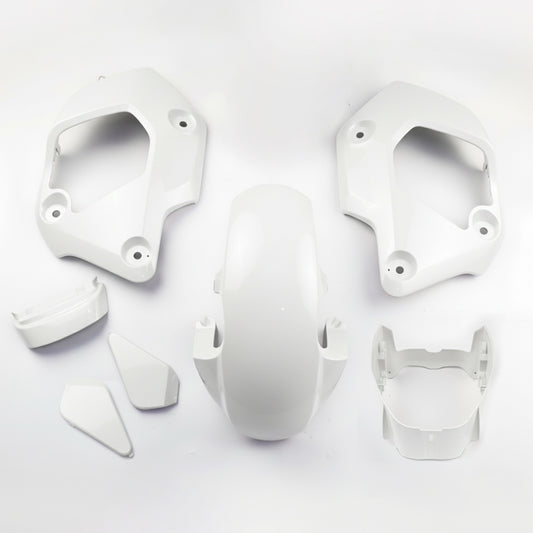 WHITE PLASTIC PANEL FAIRING & UNDER FAIRING HONDA NEW GROM 125 2021-2024