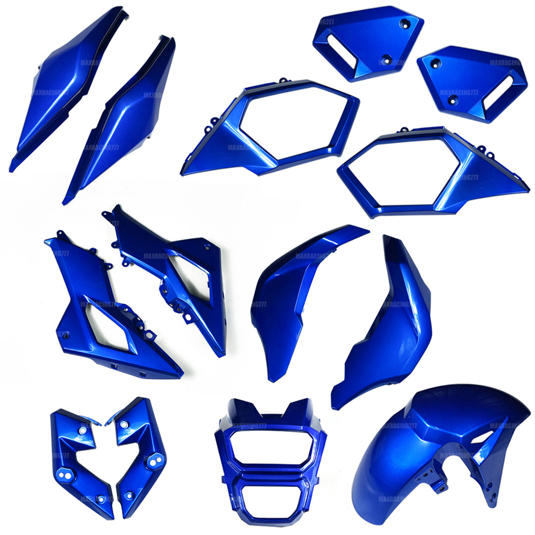 BLUE FAIRING SET + DECALS FOR HONDA GROM MSX SF 125 2016-2020