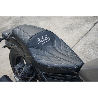 SEAT DOUBLE SADDLE DUAL DRIVER SEATS PAD CUSHION V.9 FOR HONDA REBEL CMX 300&500 2017-2024