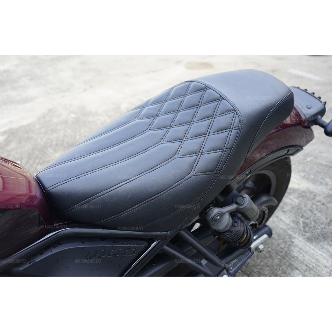 SEAT DOUBLE SADDLE DUAL DRIVER SEATS PAD CUSHION V.6 FOR HONDA REBEL CMX 1100 2021-2024