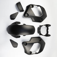 MATTE BLACK PLASTIC PANEL FAIRING & UNDER FAIRING HONDA NEW GROM 125 2021-2024