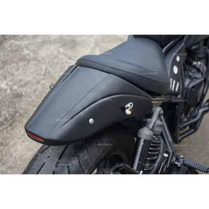 REAR FENDER FAIRING MUD GUARD LED BLACK FOR HONDA REBEL CMX 1100 2021-2024