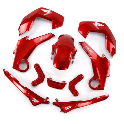 RED FAIRING SET + DECALS FOR HONDA GROM MSX 125 2012-2015