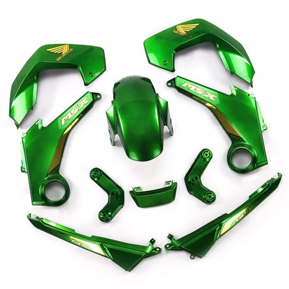 GREEN FAIRING SET + DECALS FOR HONDA GROM MSX 125 2012-2015