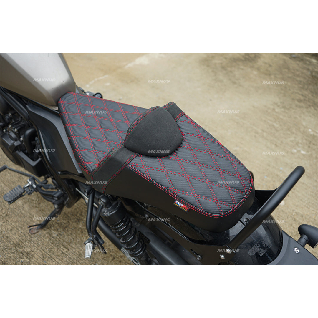 SEAT DOUBLE SADDLE DUAL DRIVER SEATS PAD CUSHION V.5 FOR HONDA REBEL CMX 300&500 2017-2024