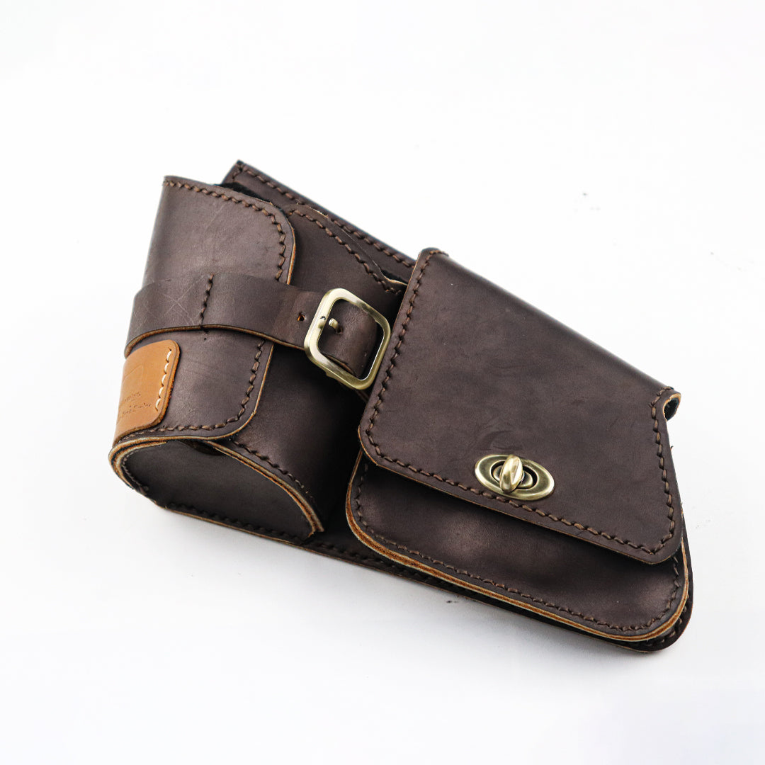 Multipurpose Leather Bag Brown  FIT FOR Honda CL SCL 300 500 2023-2025