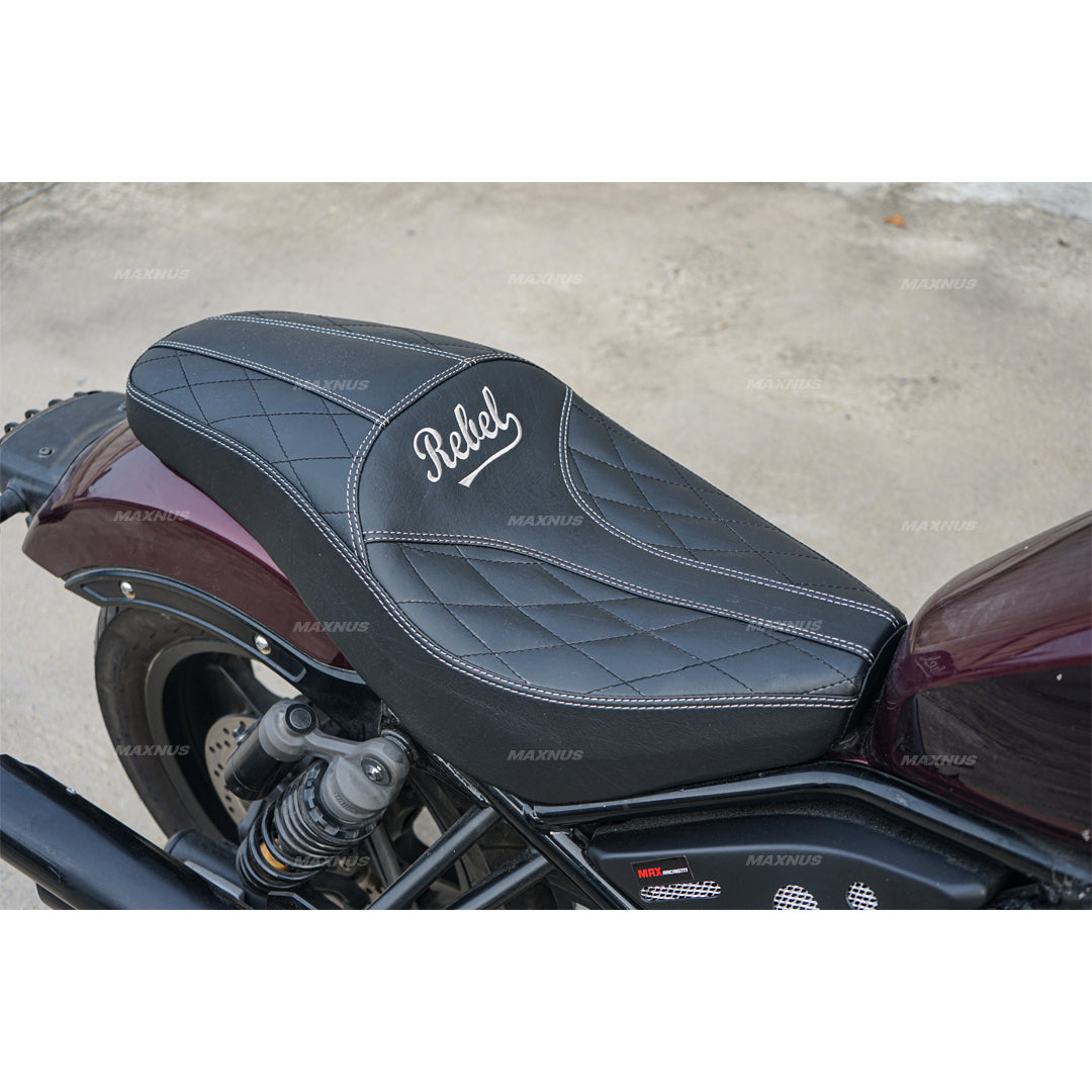 SEAT DOUBLE SADDLE DUAL DRIVER SEATS PAD CUSHION V.11 FOR HONDA REBEL CMX 1100 2021-2024