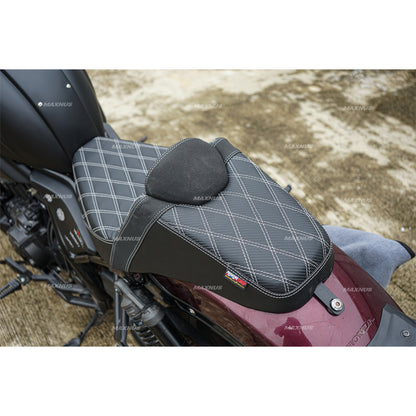 SEAT DOUBLE SADDLE DUAL DRIVER SEATS PAD CUSHION V.12 FOR HONDA REBEL CMX 1100 2021-2024