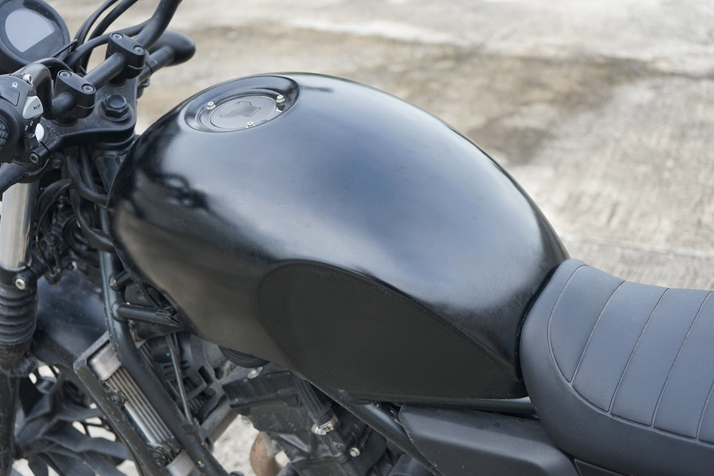 COVER FUEL OIL TANK MATTE BLACK FIT FOR HONDA SCL CL 300 500 2023-2025