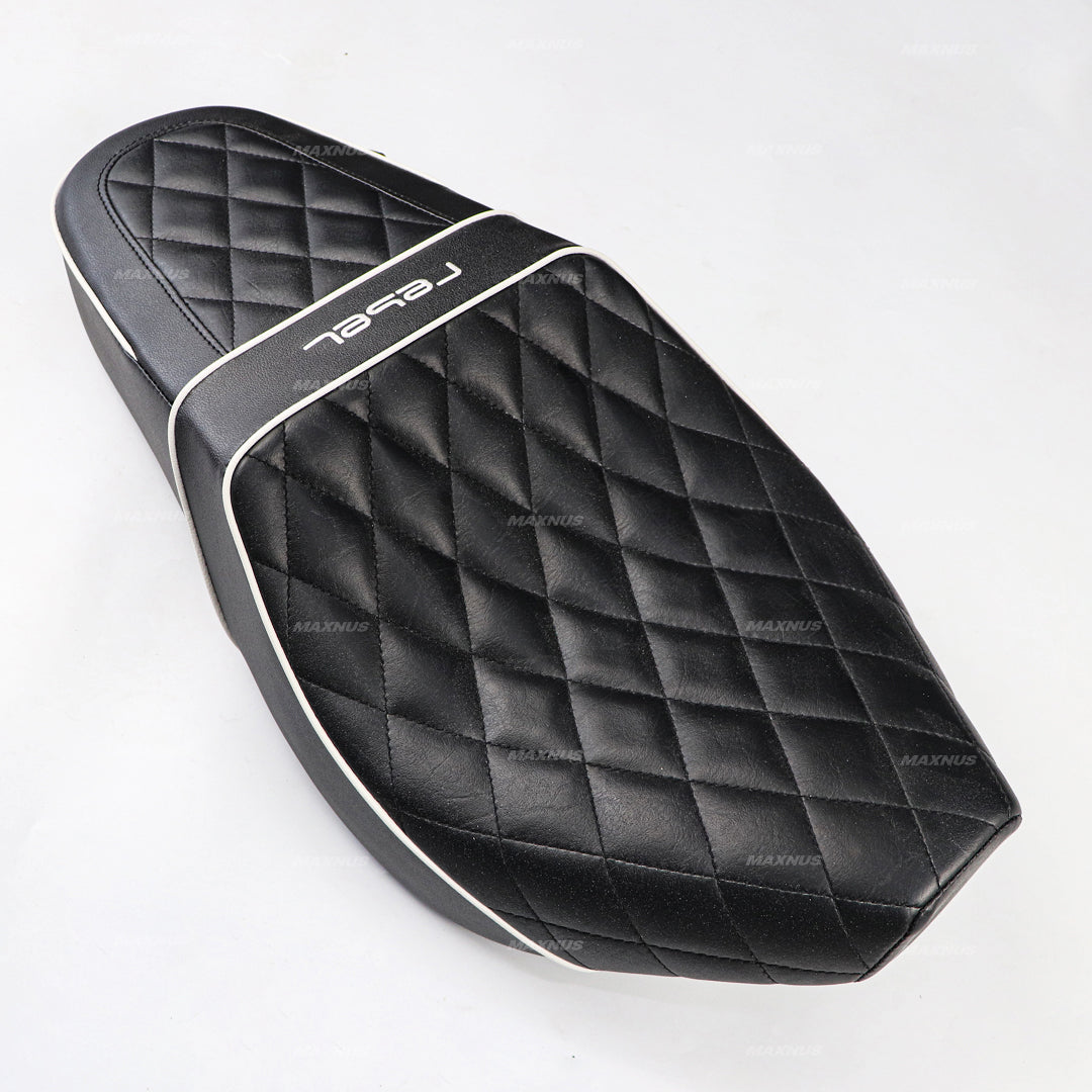 SEAT DOUBLE SADDLE DUAL DRIVER SEATS PAD CUSHION V.8 FOR HONDA REBEL CMX 1100 2021-2024