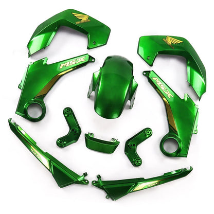 GREEN FAIRING SET + DECALS FOR HONDA GROM MSX 125 2012-2015