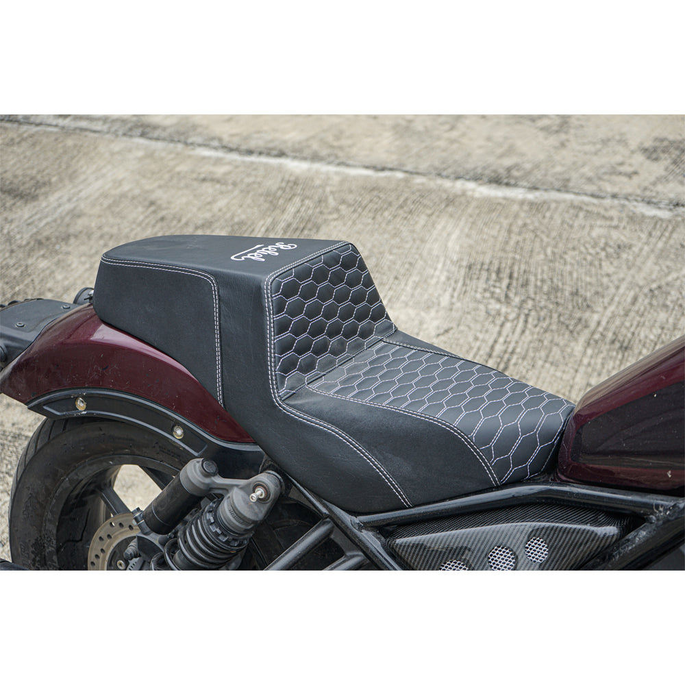 SEAT DOUBLE SADDLE DUAL DRIVER SEATS PAD CUSHION V.13 FOR HONDA REBEL CMX 1100 2021-2024