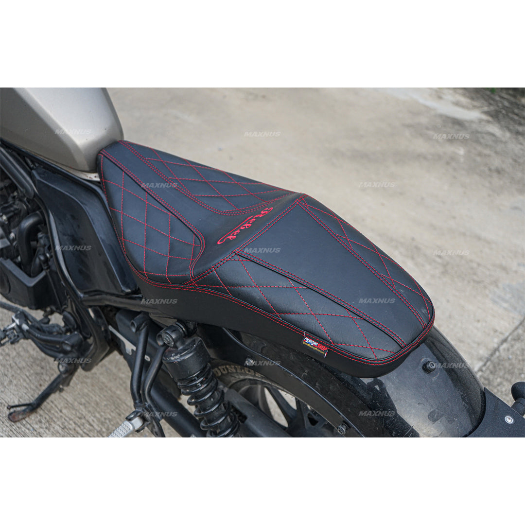 SEAT DOUBLE SADDLE DUAL DRIVER SEATS PAD CUSHION V.10 FOR HONDA REBEL CMX 300&500 2017-2024