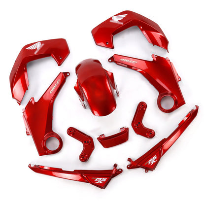 RED FAIRING SET + DECALS FOR HONDA GROM MSX 125 2012-2015