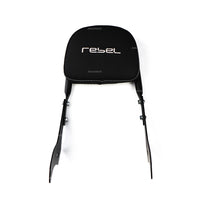 REAR BACKREST FOR PASSENGER STEEL BLACK SISSY BAR SEAT MAXNUS FOR HONDA REBEL CMX 1100 2021-2025