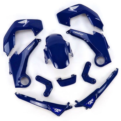 BLUE FAIRING SET + DECALS FOR HONDA GROM MSX 125 2012-2015