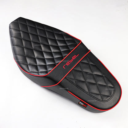 SEAT DOUBLE SADDLE DUAL DRIVER SEATS PAD CUSHION V.10 FOR HONDA REBEL CMX 1100 2021-2024