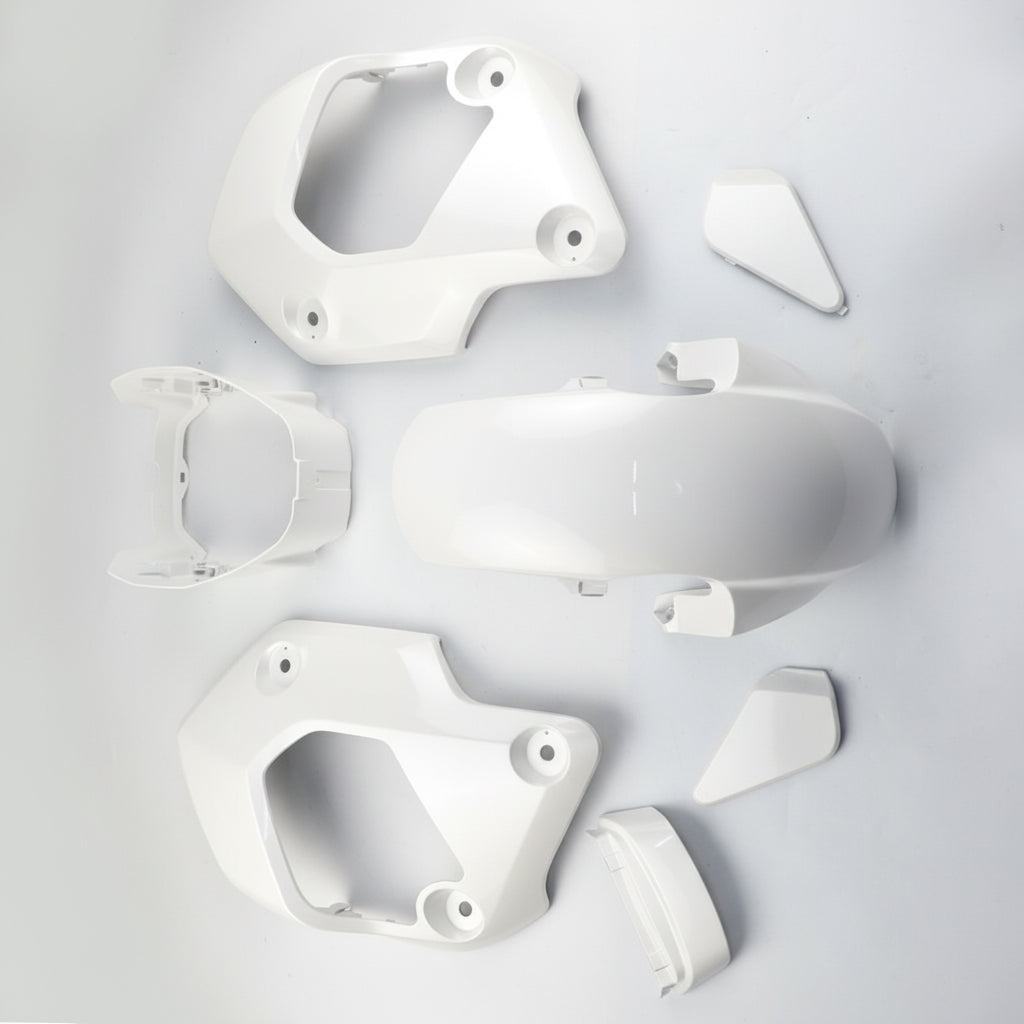 WHITE PLASTIC PANEL FAIRING & UNDER FAIRING HONDA NEW GROM 125 2021-2024