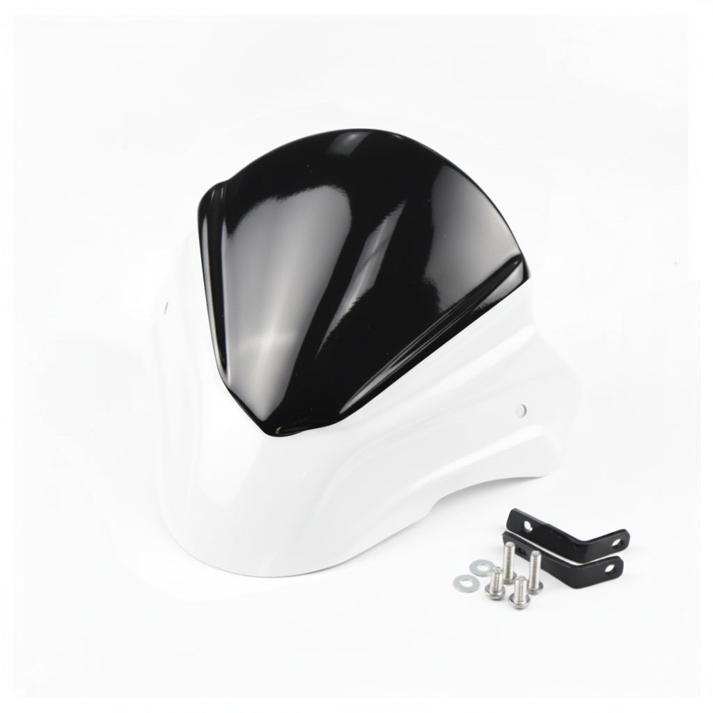 FRONT WINDSHIELD WINDSCREEN MAXNUS V.1 WHITE FOR HONDA GROM 125 2021-2024