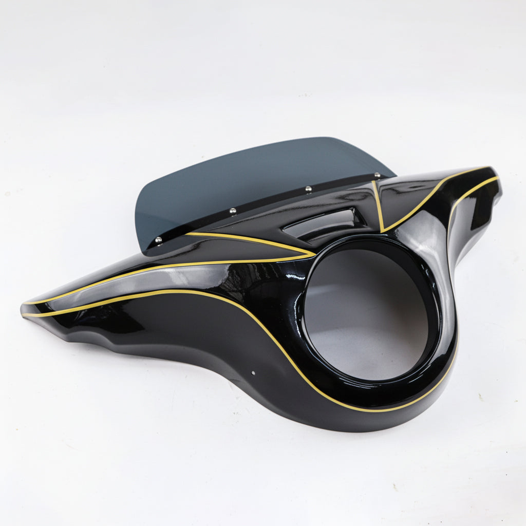 Front Batwing Fairing Windshield Gloss Black Honda Rebel CMX 300 2020-2024