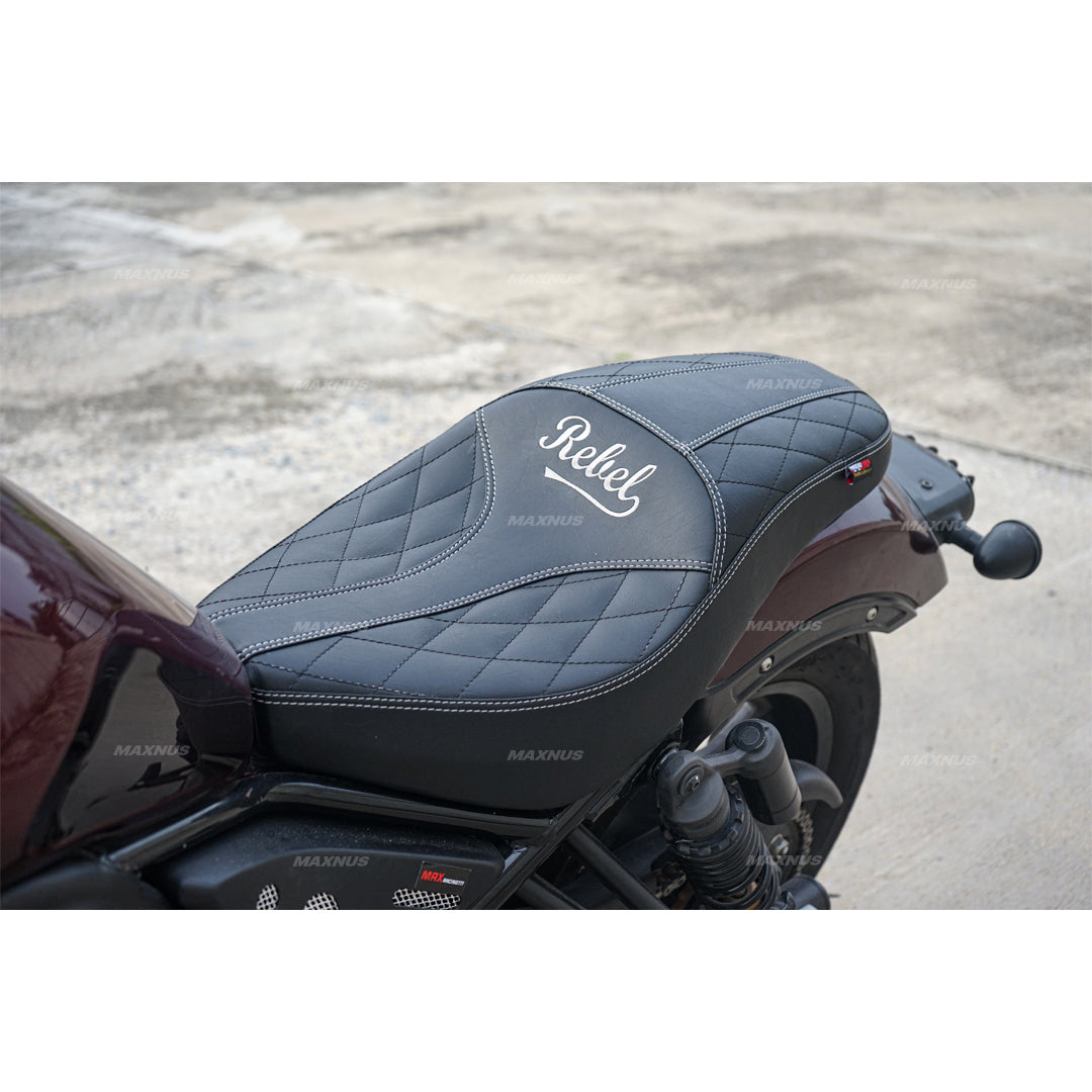 SEAT DOUBLE SADDLE DUAL DRIVER SEATS PAD CUSHION V.11 FOR HONDA REBEL CMX 1100 2021-2024