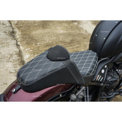 SEAT DOUBLE SADDLE DUAL DRIVER SEATS PAD CUSHION V.12 FOR HONDA REBEL CMX 1100 2021-2024