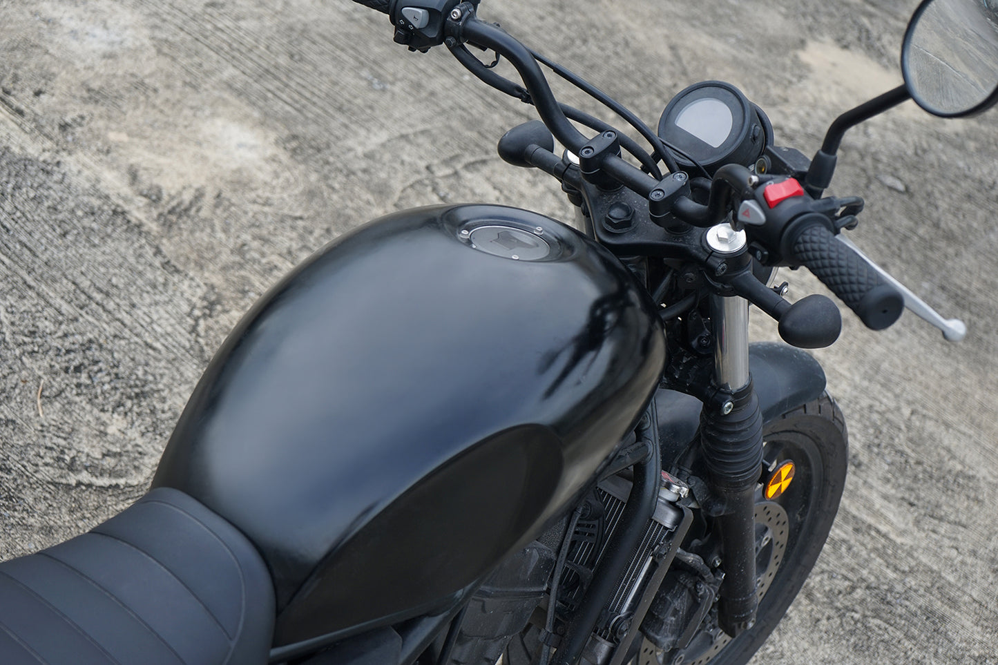 COVER FUEL OIL TANK MATTE BLACK FIT FOR HONDA SCL CL 300 500 2023-2025