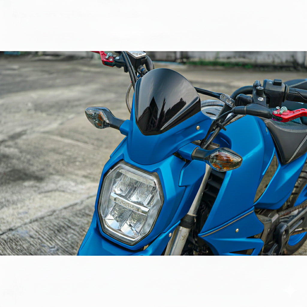 FRONT WINDSHIELD WINDSCREEN MAXNUS V.1 BLUE FOR HONDA GROM 125 2025