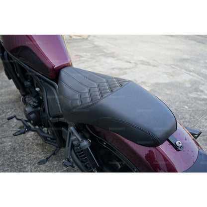 SEAT DOUBLE SADDLE DUAL DRIVER SEATS PAD CUSHION V.6 FOR HONDA REBEL CMX 1100 2021-2024