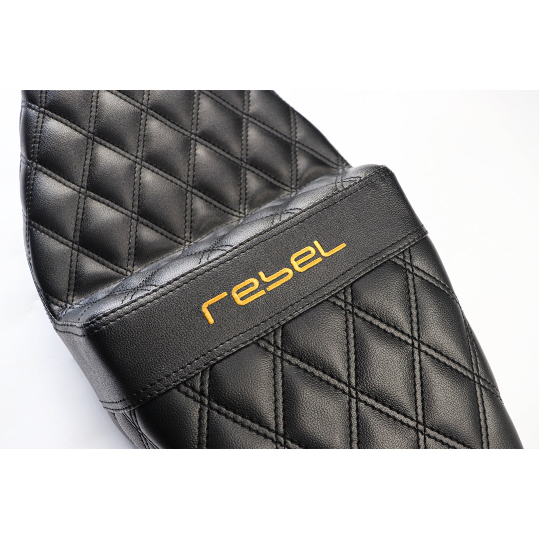 SEAT DOUBLE SADDLE DUAL DRIVER SEATS PAD CUSHION V.14 FOR HONDA REBEL CMX 1100 2021-2024