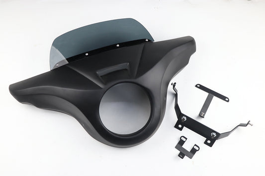 Front Batwing Fairing Windshield Matte Black Honda Rebel CMX 300-500 (2017-2025)