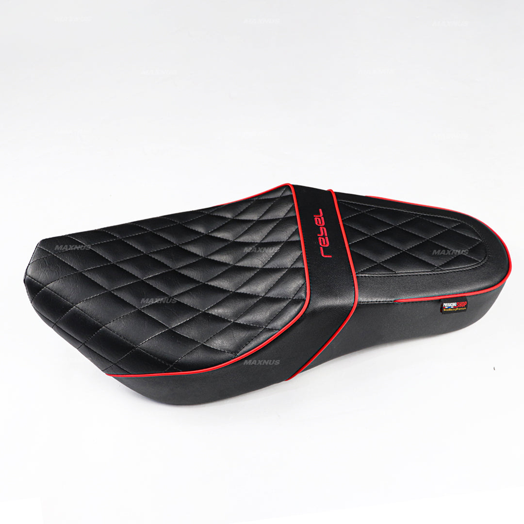 SEAT DOUBLE SADDLE DUAL DRIVER SEATS PAD CUSHION V.10 FOR HONDA REBEL CMX 1100 2021-2024