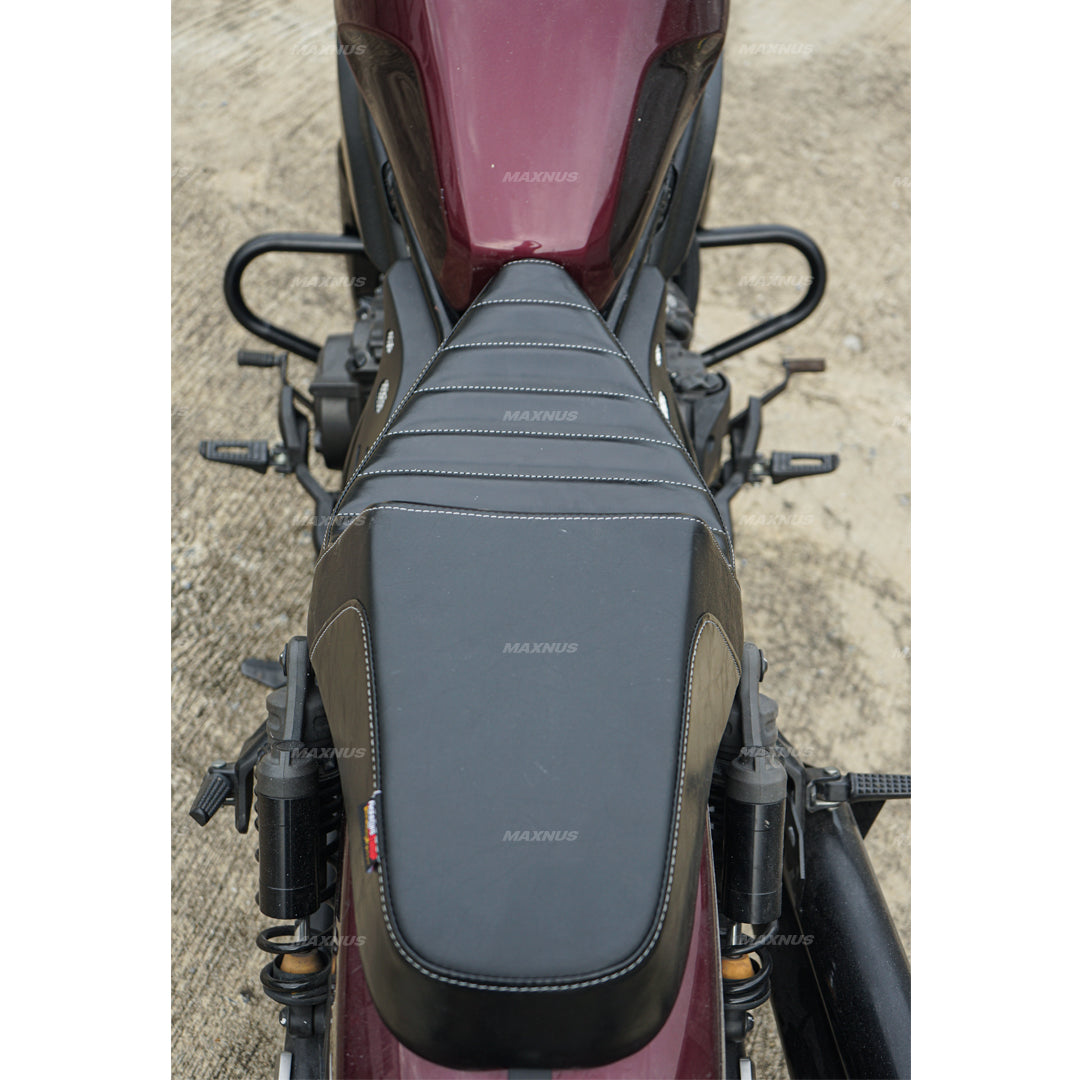 SEAT DOUBLE SADDLE DUAL DRIVER SEATS PAD CUSHION V.5 FOR HONDA REBEL CMX 1100 2021-2024