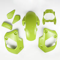 LIME GREEN PLASTIC PANEL FAIRING & UNDER FAIRING HONDA NEW GROM 125 2021-2024