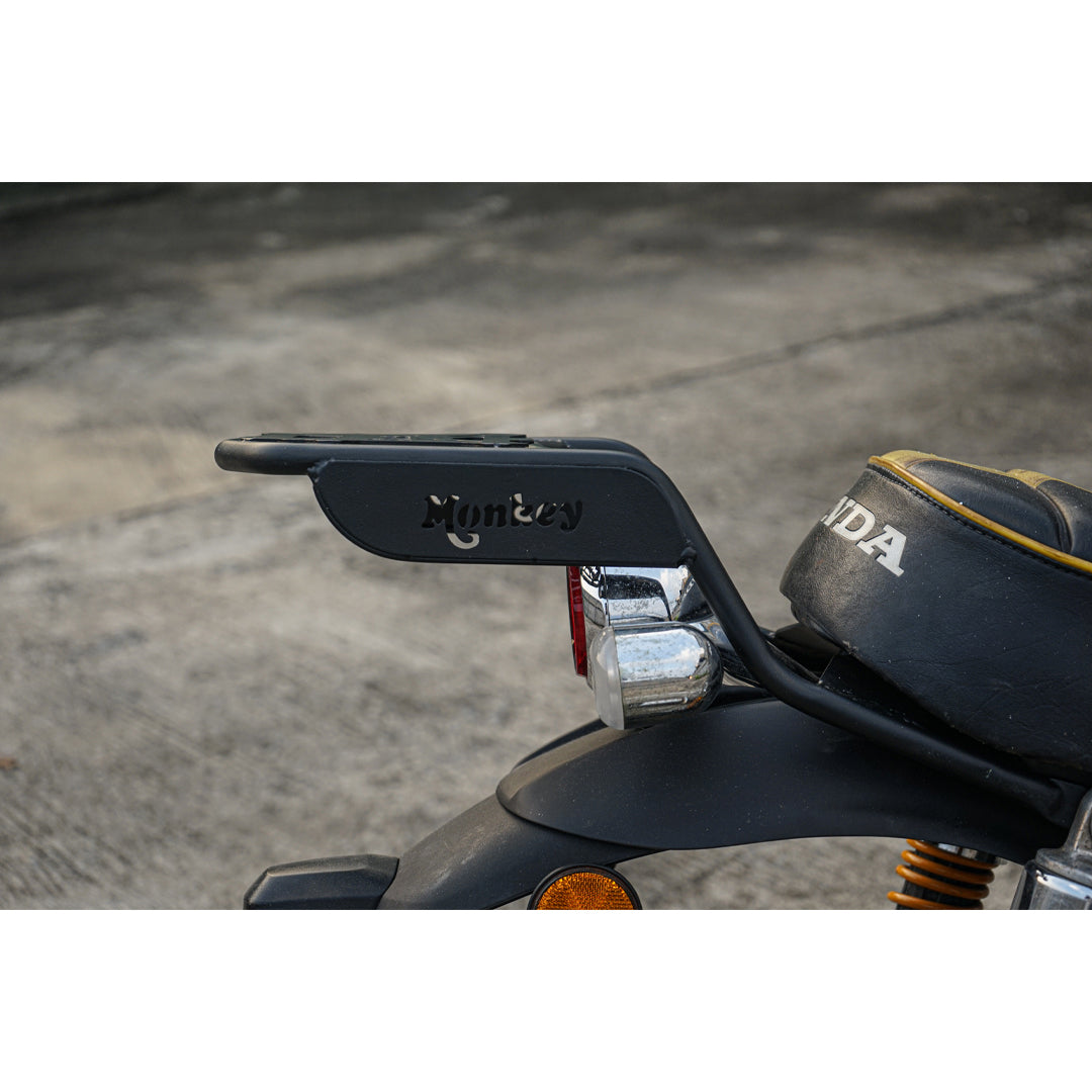 MATTE BLACK REAR CASE RACK LUGGAGE FIT FOR HONDA Z125 MONKEY125 2018-2024 (สำเนา)