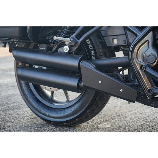 SHORT DOUBLE DUAL EXHAUST PIPE MOUNT SYSTEM MAXNUS FOR HONDA REBEL CMX 300 2017-2025