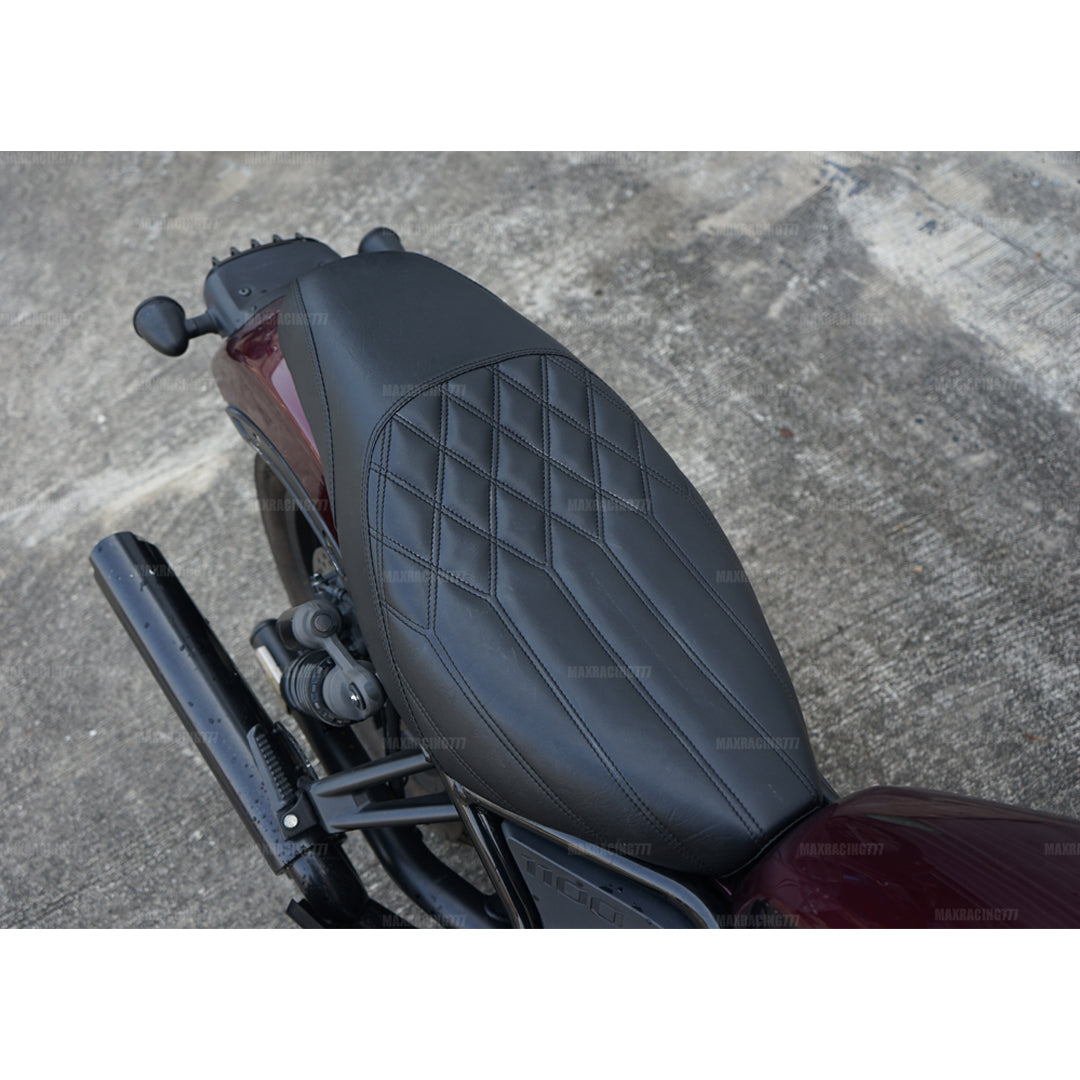 SEAT DOUBLE SADDLE DUAL DRIVER SEATS PAD CUSHION V.6 FOR HONDA REBEL CMX 1100 2021-2024