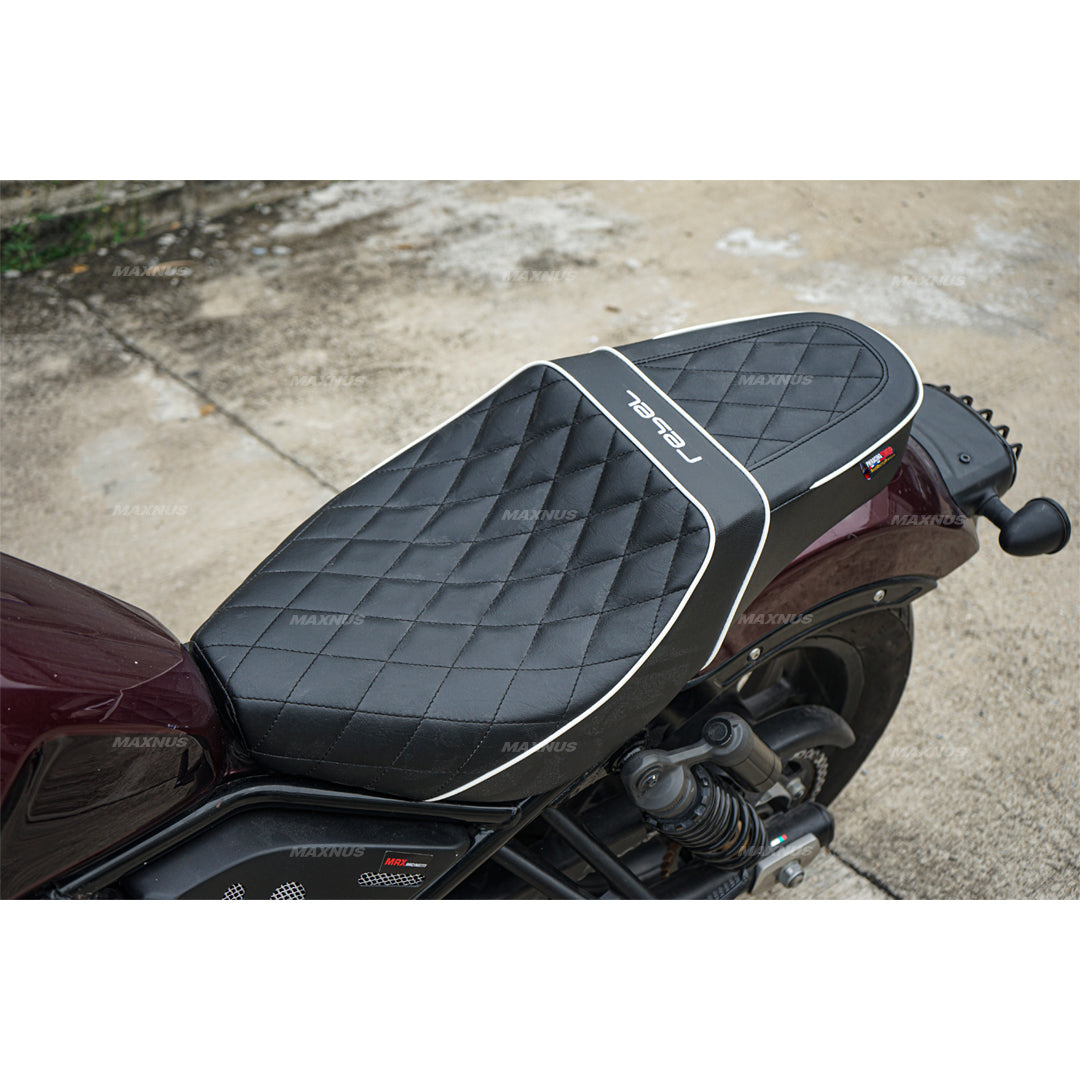 SEAT DOUBLE SADDLE DUAL DRIVER SEATS PAD CUSHION V.8 FOR HONDA REBEL CMX 1100 2021-2024