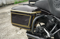 REAR RACK BOX BAG LUGGAGE CARRY LH+RH BLACK FOR HONDA REBEL 300&500 2017-2025