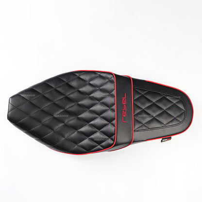 SEAT DOUBLE SADDLE DUAL DRIVER SEATS PAD CUSHION V.10 FOR HONDA REBEL CMX 1100 2021-2024