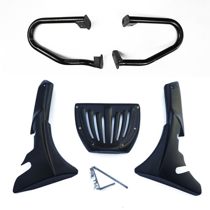 UNDER FAIRING BELLY PAN WITH CRASHBAR MATTE BLACK FOR HONDA REBEL CMX 1100 2020-2024