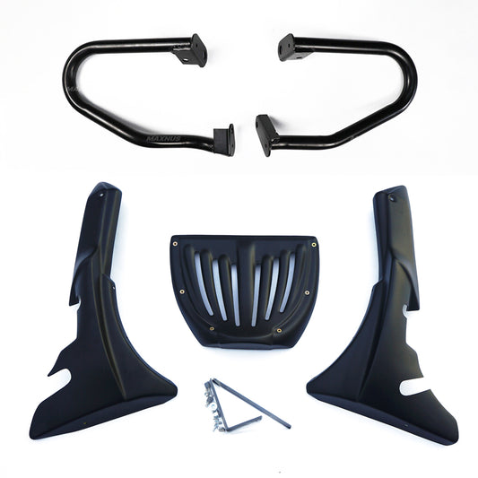 UNDER FAIRING BELLY PAN WITH CRASHBAR MATTE BLACK FOR HONDA REBEL CMX 1100 2020-2024