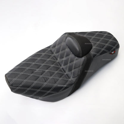 SEAT DOUBLE SADDLE DUAL DRIVER SEATS PAD CUSHION V.4 FOR HONDA REBEL CMX 300&500 2017-2024