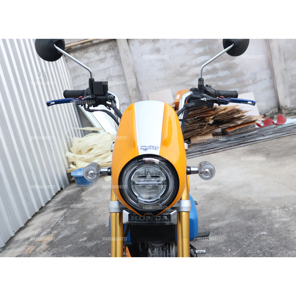 Yellow Headlight Cover Windscreen Windshield FIT FOR Honda Monkey Z125 2022-2024