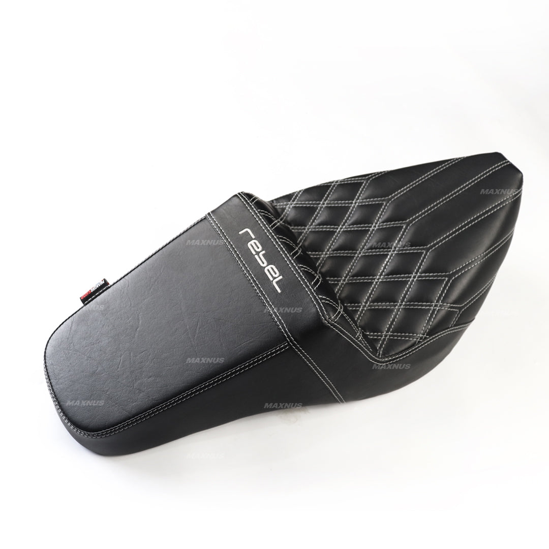 SEAT DOUBLE SADDLE DUAL DRIVER SEATS PAD CUSHION V.2 FOR HONDA REBEL CMX 1100 2021-2024