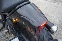 REAR FENDER FAIRING MUD GUARD LED BLACK V.2 FOR HONDA REBEL CMX 300&500 2017-2025