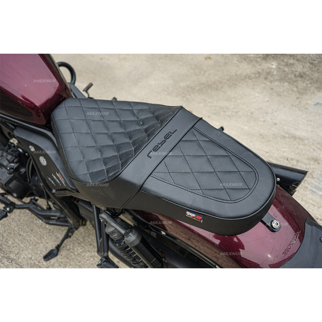 SEAT DOUBLE SADDLE DUAL DRIVER SEATS PAD CUSHION V.9 FOR HONDA REBEL CMX 1100 2021-2024